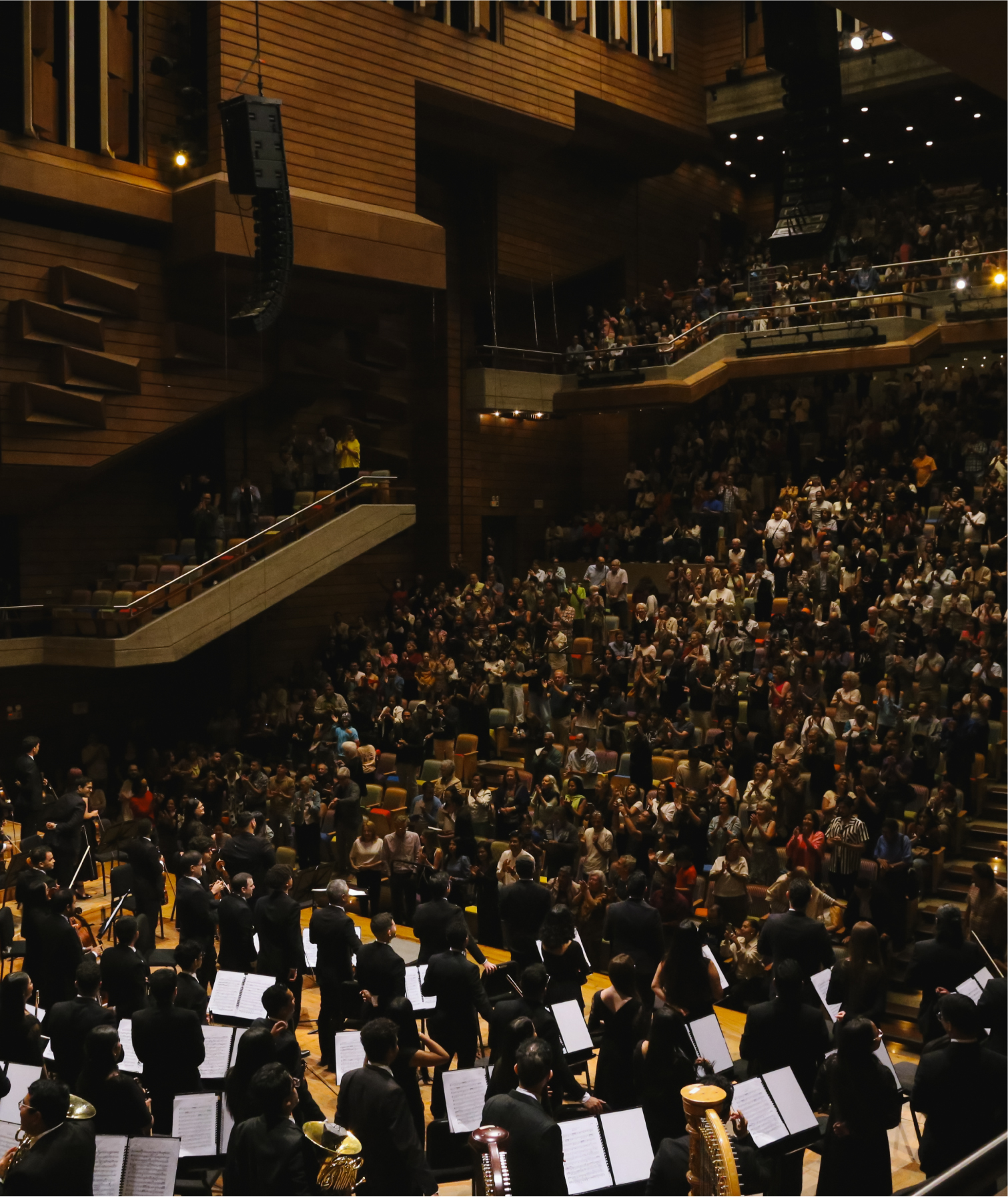 La Sinfónica Simón Bolívar interpretó a Mozart y Strauss ante una sala llena en Quebrada Honda