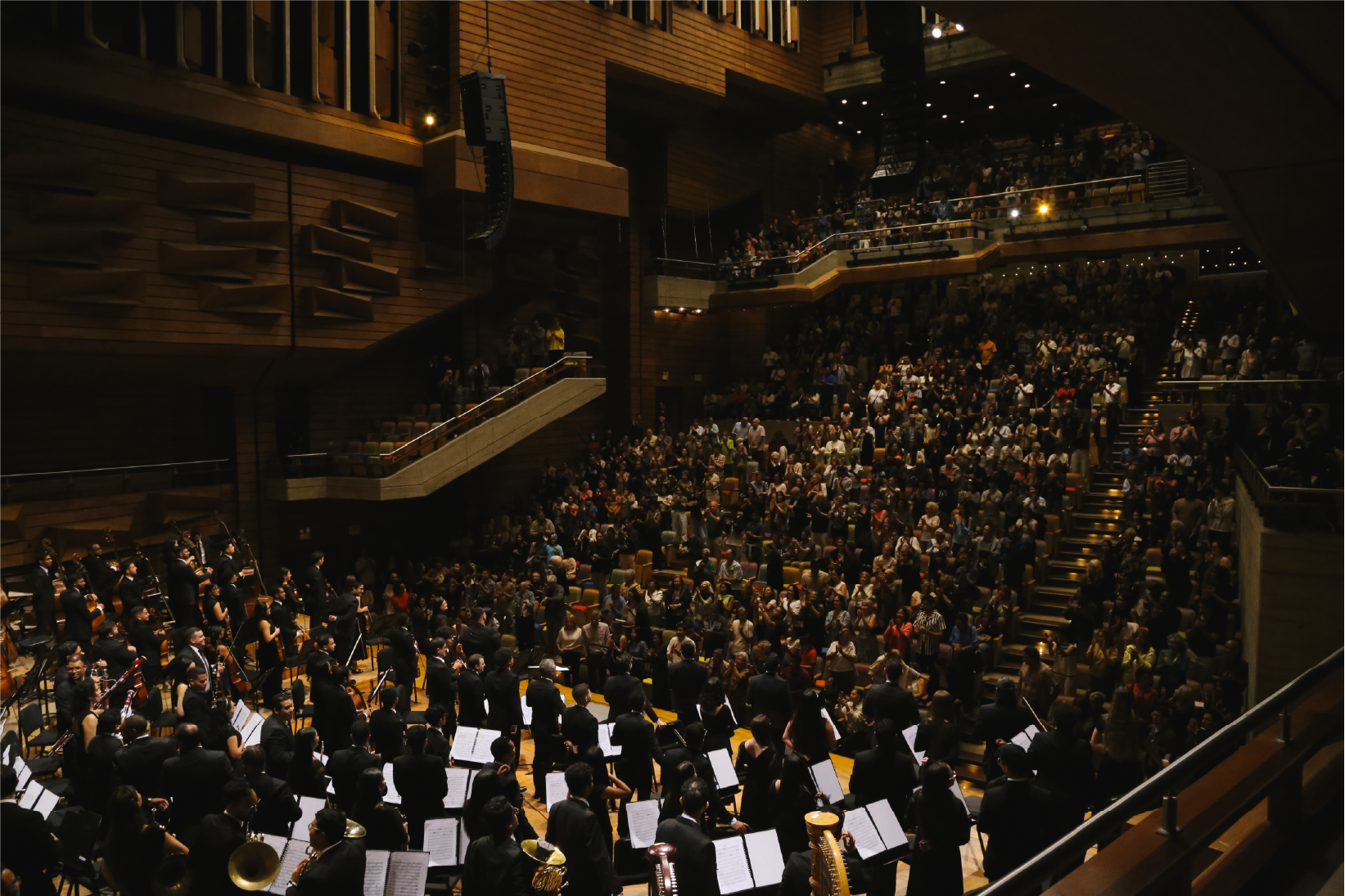 La Sinfónica Simón Bolívar interpretó a Mozart y Strauss ante una sala llena en Quebrada Honda
