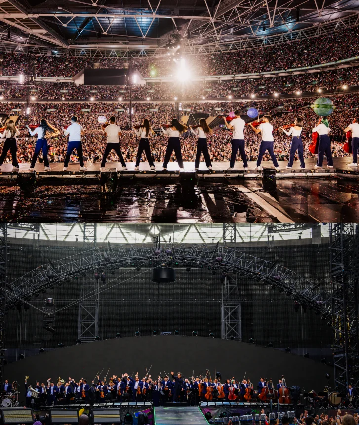 Triumphant Performance at Wembley with Coldplay
